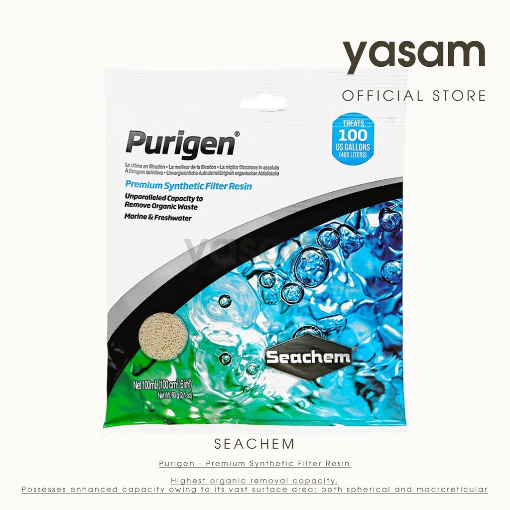 SEACHEM - Purigen Sachet (Best water clarifier filter media) – Yasam Betta