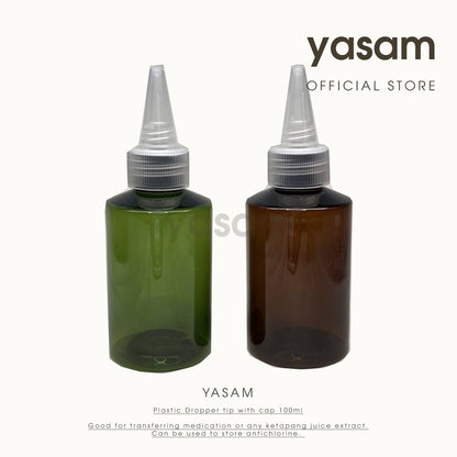 YASAM - 带盖塑料滴管头 100ml