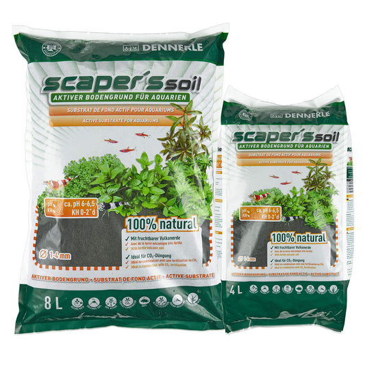 DENNERLE - Scaper's Soil untuk tanah aquascape dengan mineral aktif dan pencegah alga