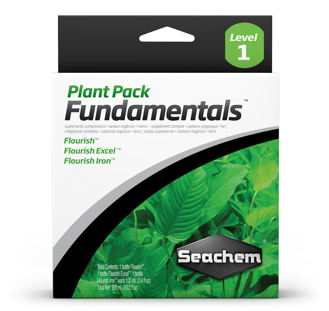 SEACHEM - PLANT PACK FUNDAMENTALS Aquarium Plant Nutrition All 3 Favorites in 1 pack