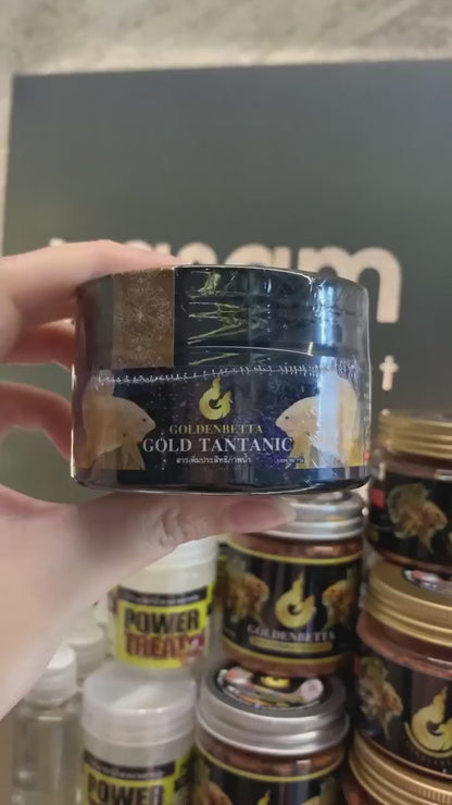 GOLDEN BETTA - Ketapang Powder Tantanic (Penguat Warna, Tanin untuk Ikan Cupang dan Ikan Aduan)